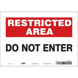 Condor Safety Sign,7 inx10 in,Vinyl 472W31