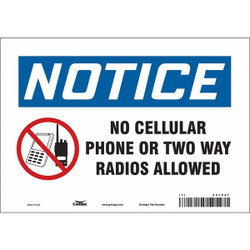 Condor Safety Sign,7 in x 10 in,Vinyl 451P47