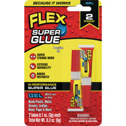 Flex 0.1 Oz. Gel Super Glue (2-Count) SGGEL2X3