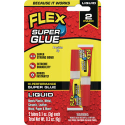 Flex 0.1 Oz. Liquid Super Glue (2-Pack) SGLIQ2X3