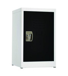 AdirOffice Steel Storage Locker, 1 Compartment, 15 x 15 x 24, Black ADI62902BLK