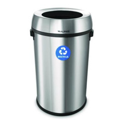 Alpine Industries WASTEBASKET,17R,SS ALP47065LR