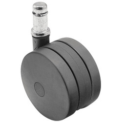 Shepherd Hardware Stem Caster,3"dia,Nylon,165lb PUT75223BK