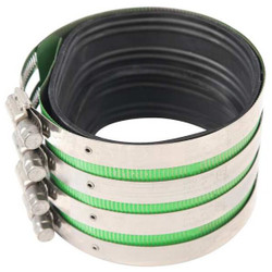 Manufacturer Varies Coupling, SS, 4 in Pipe Size, Black XHD 400