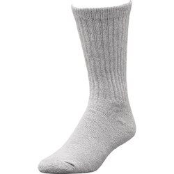 Railroad Sock Gray Welt Top Crew Premium Sock (3-Pack) 6032 GY