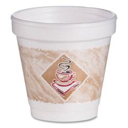 Dart® CUP,4OZ,FOAM,CAFE,20/50 4J4G