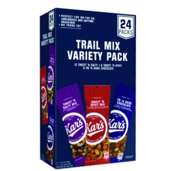 Kar\\'s Trail Mix Variety Pack, Assorted Flavors, 24 Packets/Box KAR08362