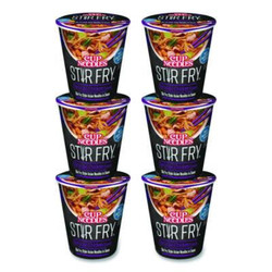 Nissin® Cup Noodles Stir Fry, Teriyaki Chicken, 3 oz Cup, 6/Carton NIS42405