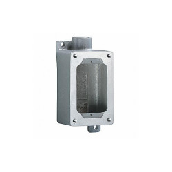 Hubbell Killark Device Box,1/2In Hub,22Cu-In SWB-1