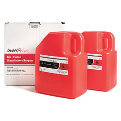 Sharps Assure Sharps Container,Red,2 gal SA2-2G
