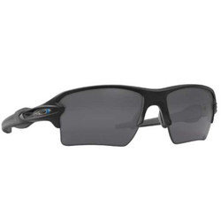 Oakley Safety Glasses, Dark Gray, Black OO9188-47