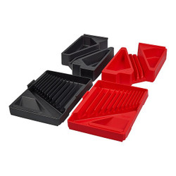 Milwaukee Tool SocketTray,Blk,Red,Polypro,123/8in,1PK 48-22-9485T