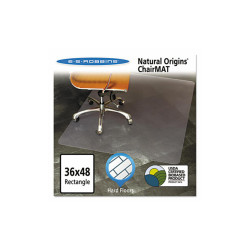 ES Robbins® CHAIRMAT,36X48,NATRL,CLR 143007