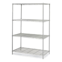 Safco® SHELVING,WIRE,48X24,START 5294GR