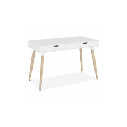 Workspace by Alera® DESK,48" SCANDINAVIAN,WH ALEWSS4824WB