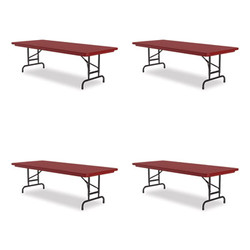 Correll® TABLE,HT ADJ FT 30X72,RD RA3072-25-09-4PK
