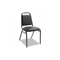 Alera® CHAIR,STACK,VINYL,BKBK, 4 ALESC68VY10B