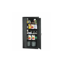 Tennsco 72" High Standard Cabinet (Unassembled), 36w x 18d x 72h, Black 1470-BLK