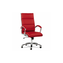 Alera® CHAIR,HB,LTHR/CHROME,RD ALENR4139