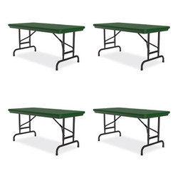 Correll® TABLE,HT ADJ FT 24X48,GRE RA2448-29-09-4PK