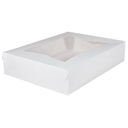 SCT® BOX,CAKE,19X14X4,50,WH SCH 23133