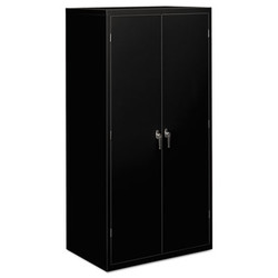 HON® Assembled Storage Cabinet, 36w x 24.25d x 71.75h, Black HSC2472.L.P