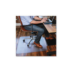 ES Robbins® CHAIRMAT,36X53,LIP,CLR 184612
