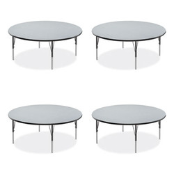 Correll® TABLE,AT TFL 60 RND,GG/SV A60TFRND15TP0995K4PK