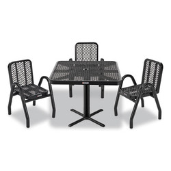 Global Industrial® TABLE,DINING SET;36X29 SQ 348119BK