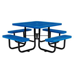 Global Industrial® TABLE,46" SQ PICNC PERF;B 694551BL