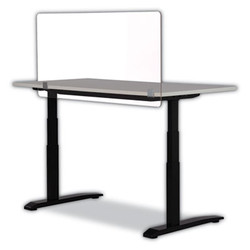 Safco® 7516 Series Wellness Panel, 47.5 X 2.5 X 23.5, Acrylic, Clear 7516CL
