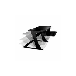 3M™ Precision Standing Desk, 42" X 23.2" X 6.2" To 20", Black SD70B