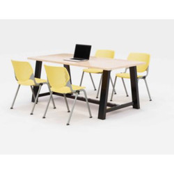 KFI Studios TABLE,4 YELLCH,DBR 840031900470