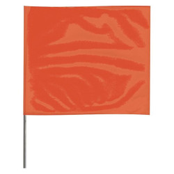 Manufacturer Varies Marking Flag, 15", Orange,PVC,PK100 4515O-200