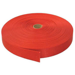 Bulk-Strap Webbing,Nylon,1" W,Red N01150R