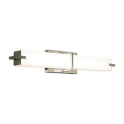 Afx Miller LED Vanity,Satin Nickel,24 3/8in MLRV2605LAJD1SN