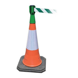 Tensabarrier Tensacone Topper,Green,Belt Green/White TC114-28-MAX-NO-D2X-C