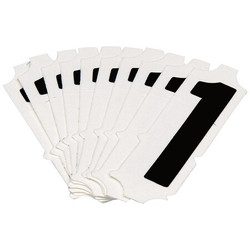 Brady Numbers and Letters Labels, PK 10 5050P-1