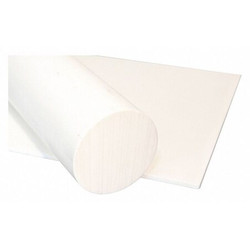 Manufacturer Varies PlasticRod,Polyester,1 3/4"Dia,1ftL,Whte 1UTZ6