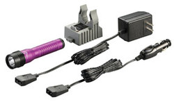 Strion LED HL with AC/DC Charger, Purple 74773