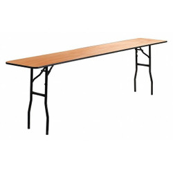 Flash Furniture Fold Training Table,Wood,18"x96" YT-WTFT18X96-TBL-GG