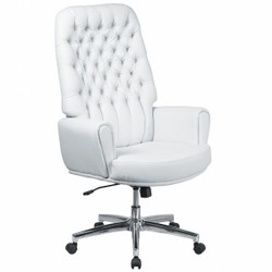 Flash Furniture White High Back Exec Chair BT-444-WH-GG