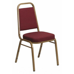 Flash Furniture Burgundy Fabric Banquet Chair FD-BHF-1-ALLGOLD-0847-BY-GG