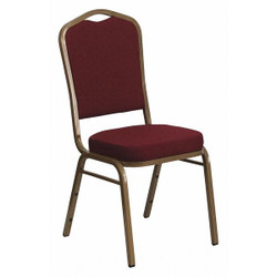 Flash Furniture Burgundy Fabric Banquet Chair FD-C01-ALLGOLD-3169-GG