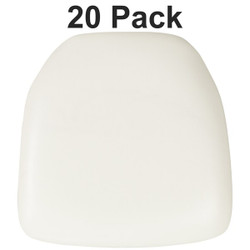 Flash Furniture Hard White Vinyl Chiavari Chair Cu,PK20 20-BH-WH-HARD-VYL-GG
