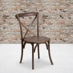Flash Furniture HERCULES Series Early American Cros,PK2 2-XU-X-EA-GG