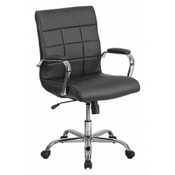 Flash Furniture Black Mid-Back Exec Chair GO-2240-BK-GG