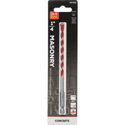Do it Best 1/4 In. x 6 In. Impact Ready Carbide Masonry Drill Bit QJDIB-MB-007