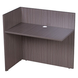 Boss Desk Return,24 x/2 x 42 in,Driftwood N180-DW