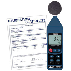Reed Instruments Data Logging Sound Level Meter R8070SD-NIST